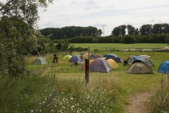 Zeltwiese beim Sommerfest