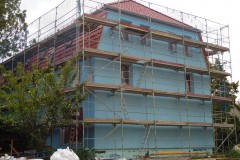 Der Altbau fast fertig